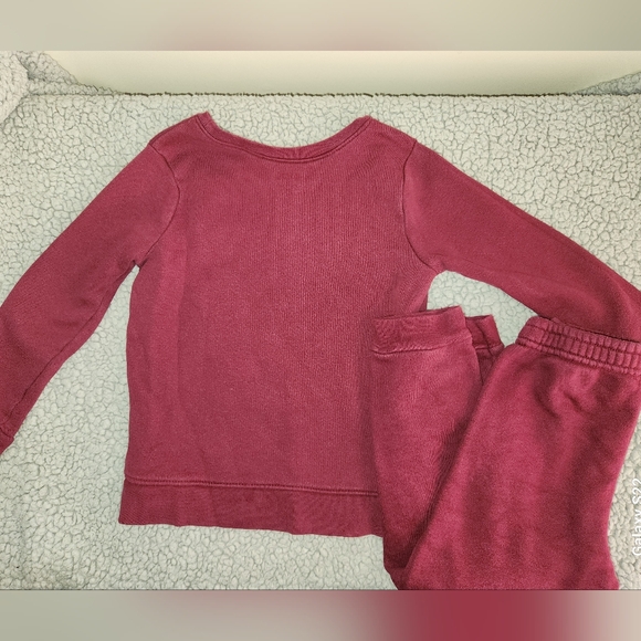 Gildan Pink Cat Face Kids Sweatshirt - Picture 4 of 4